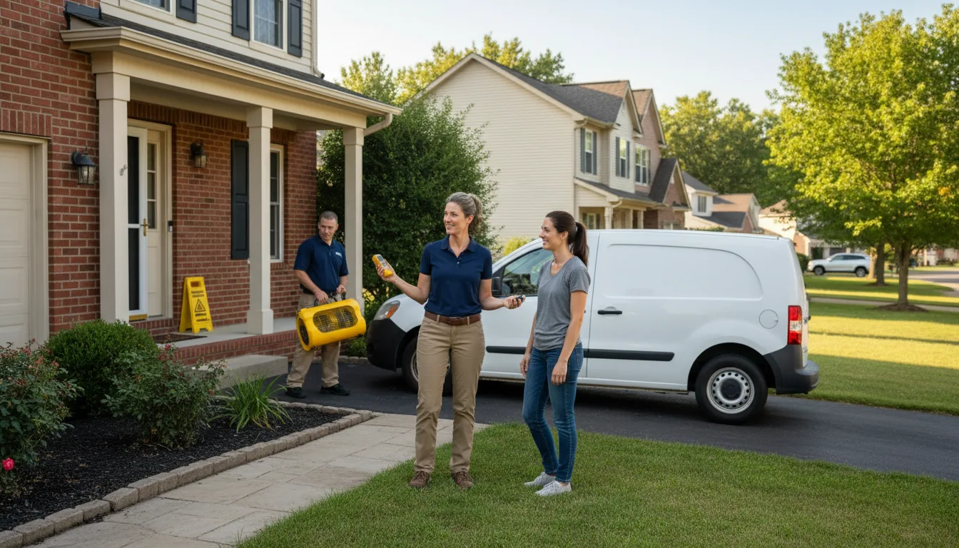 Residential water damage restoration in Meeker, CO